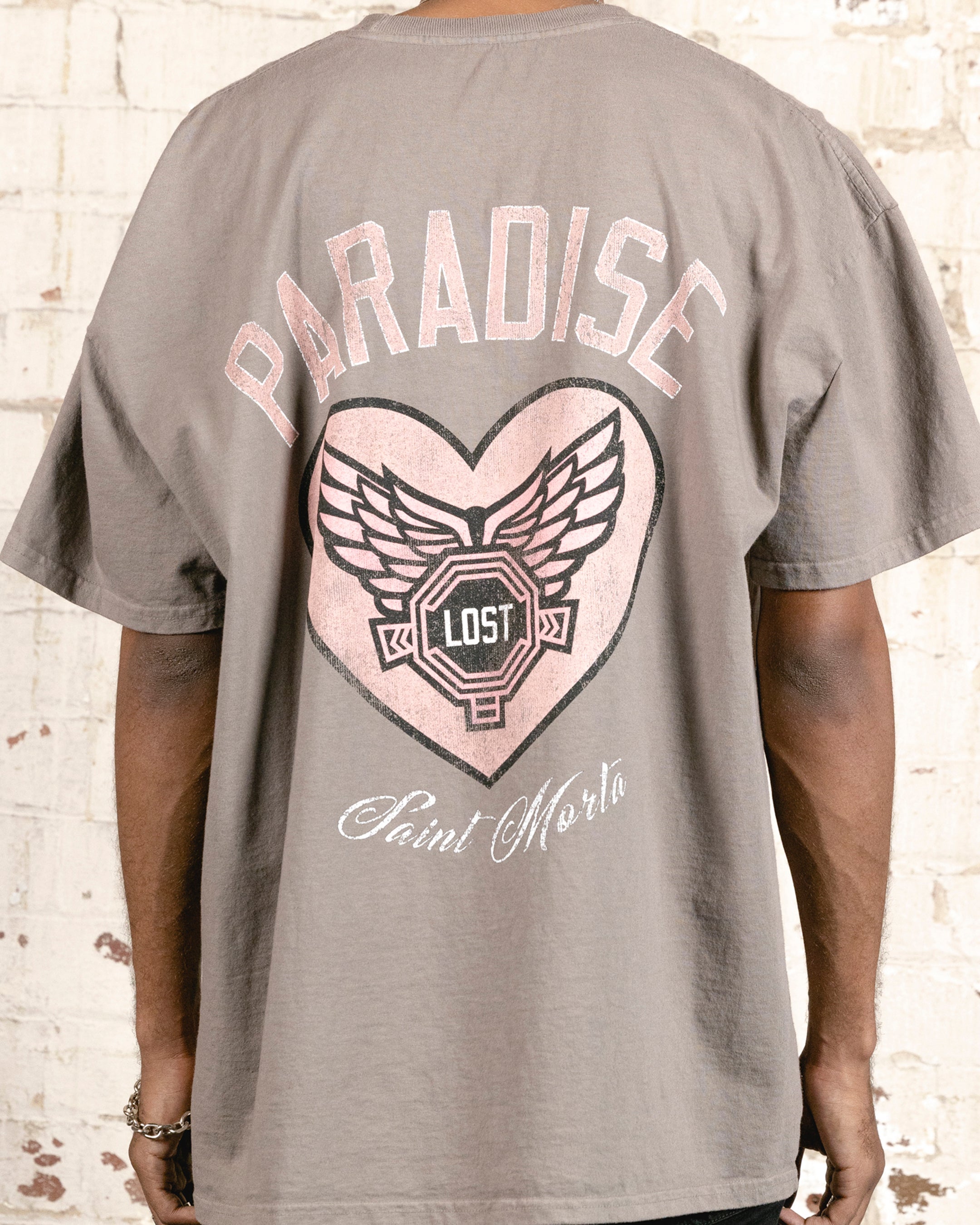 Saint Morta Paradise Lost Lafayette T-Shirt Vintage Brown、mySite、zt4zffjzw