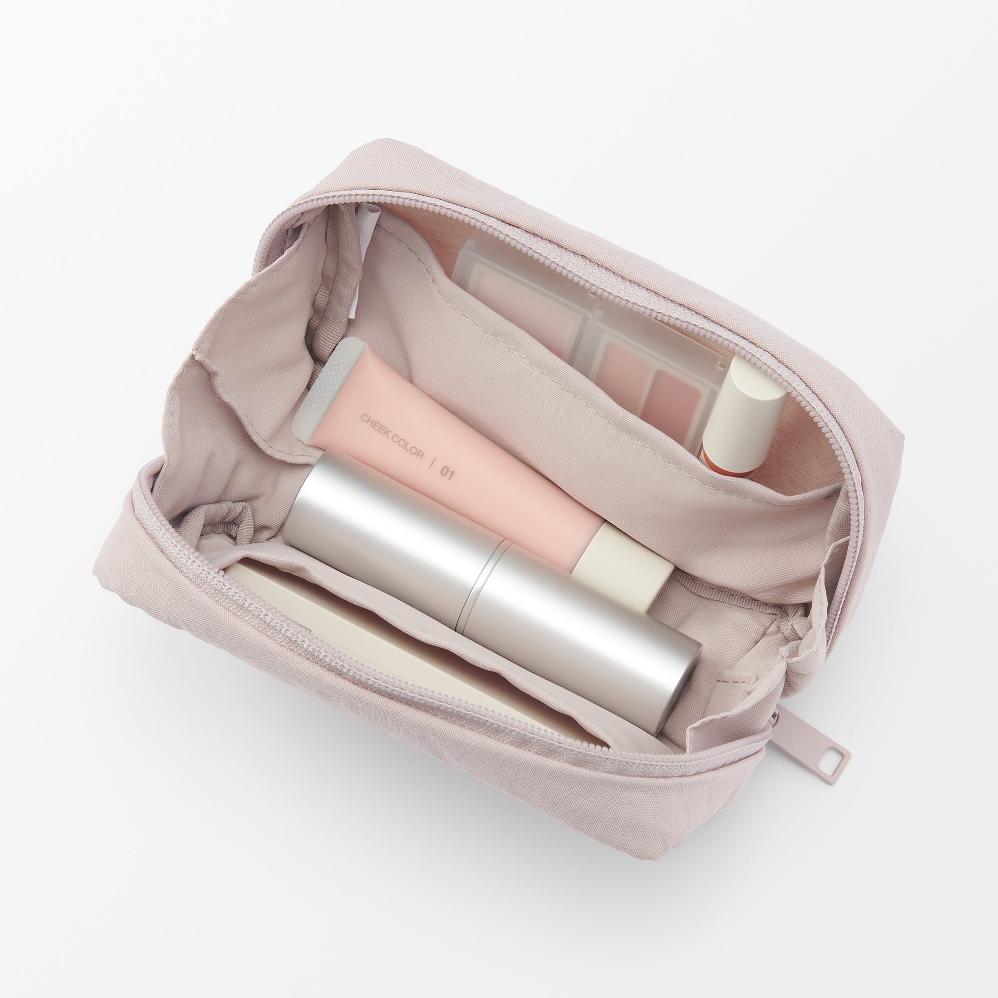  Wrinkled Nylon Wide-Opening Pouch - Medium、mySite、sugarbowlscore