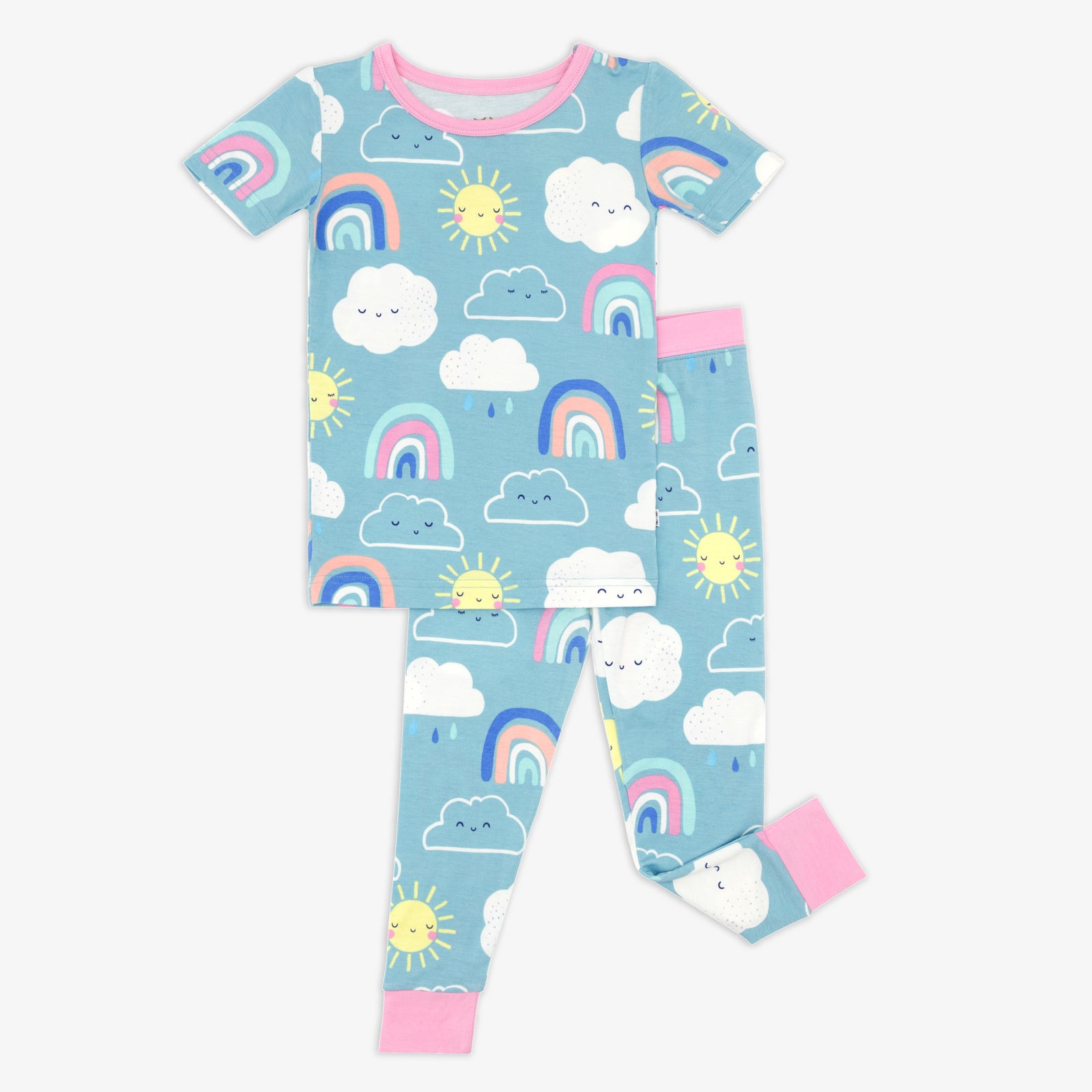 Sunny Skies Two-Piece Short Sleeve Pajama Set、mySite、g9winljtr