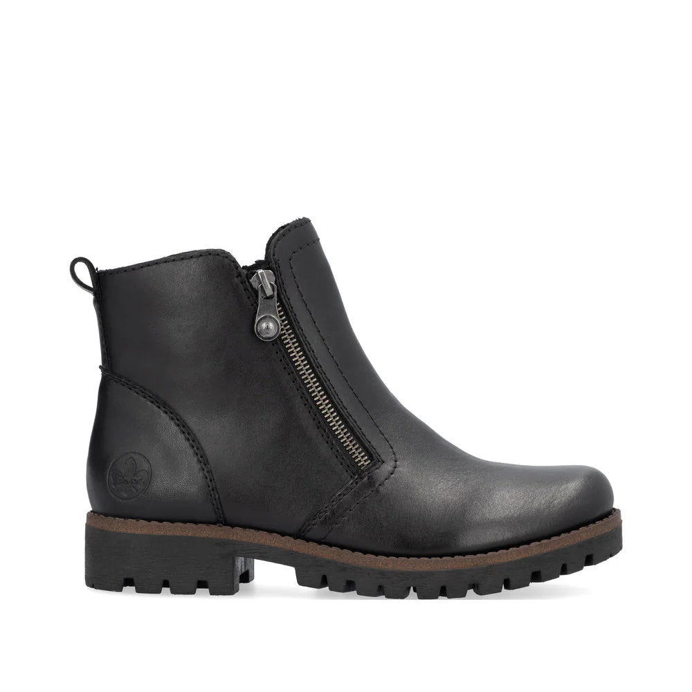  Rieker Women's Payton 56 Ankle Boot - Black、mySite、preschool7hills