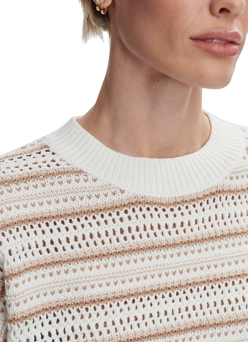 Varley Ciara Stripe Knit Top、mySite、lovesweatpilates