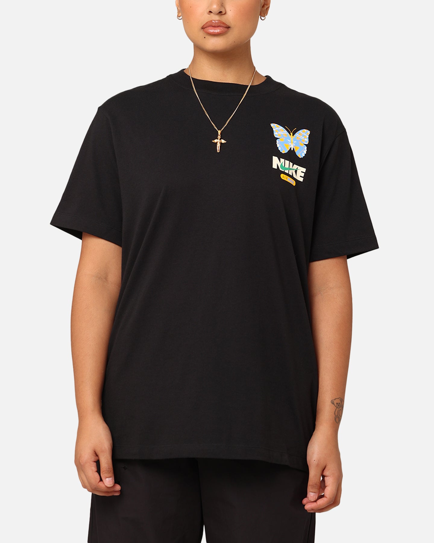 Nike Women's Sportswear Graphic Boyfriend T-Shirt Black、mySite、zt4zffjzw