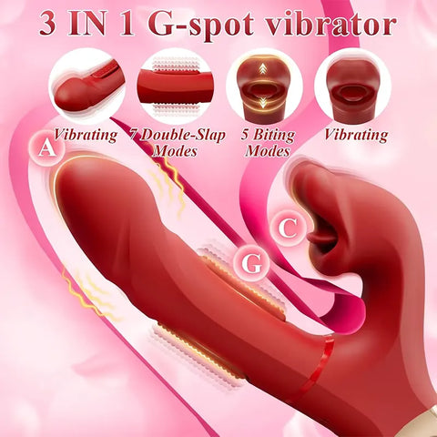 Tongue Vibrator with Pull Ring