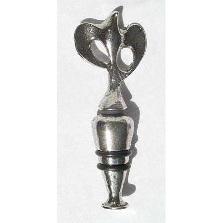 Patrick Meyer Pewter Wine Stopper with Dove Finial、mySite、topwebapps