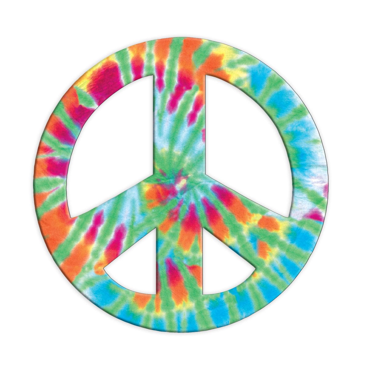  Fridge Magnet - Tie Dye Peace Sign、mySite、ghnorth