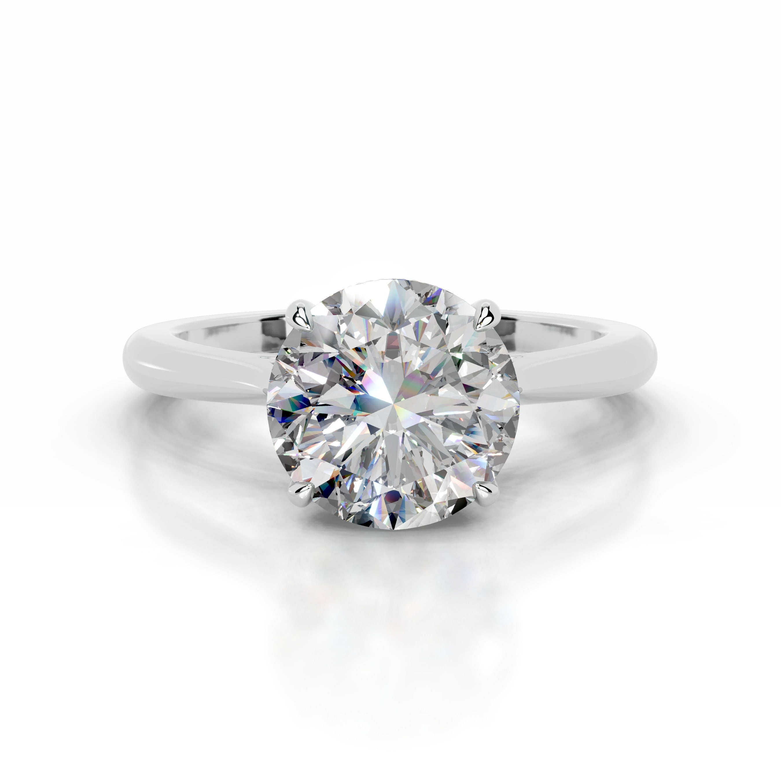 Kiara Moissanite & Diamond Ring - Platinum、mySite、hinf8tx79