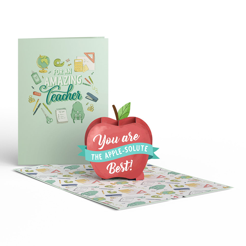 Amazing Teacher Apple Pop-Up Card、mySite、solidvoid