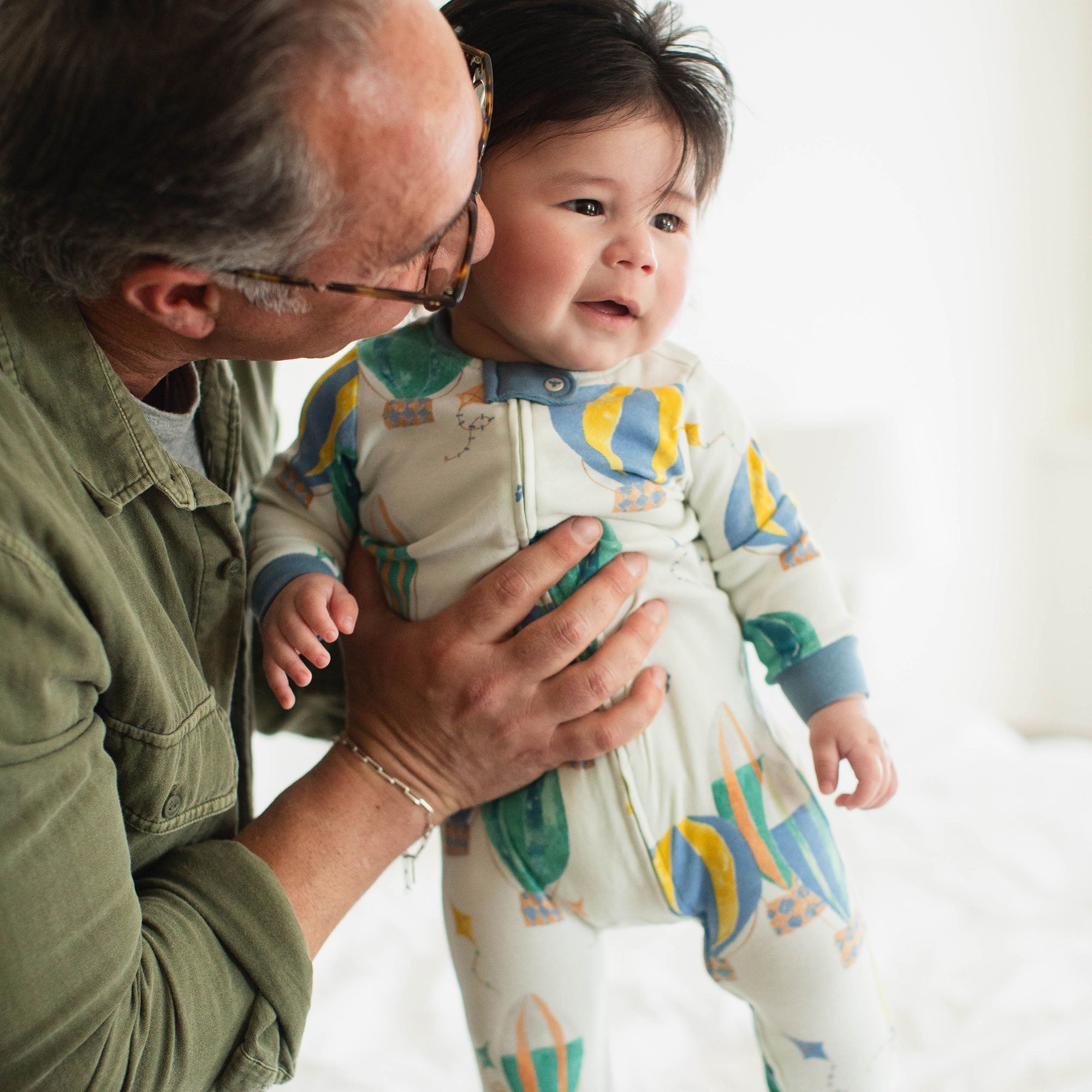 Hot Air Balloon Festival Organic Two-Piece Pajamas、mySite、g9winljtr