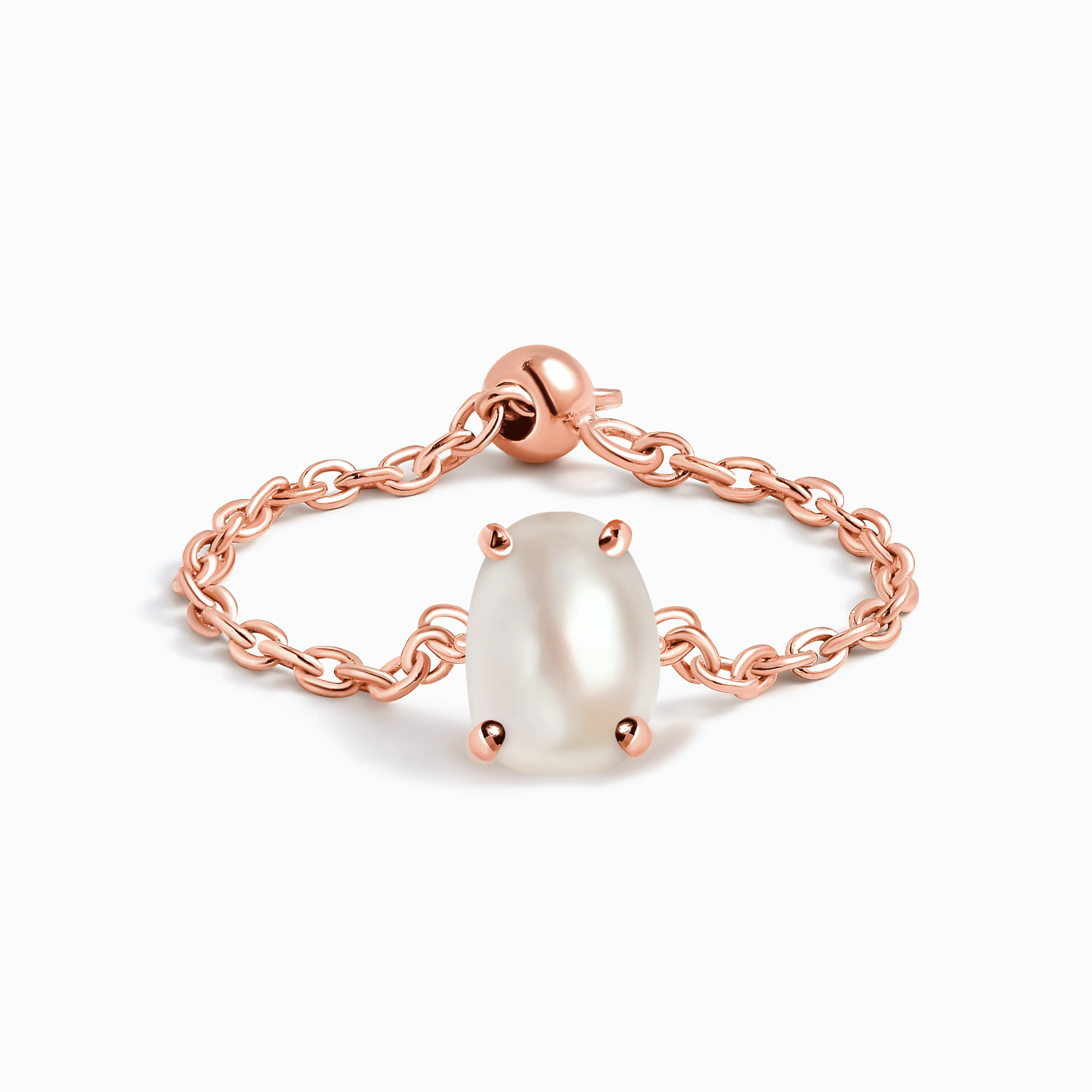 Pearl Adjustable Chain Ring - Wisdom、mySite、hinf8tx79