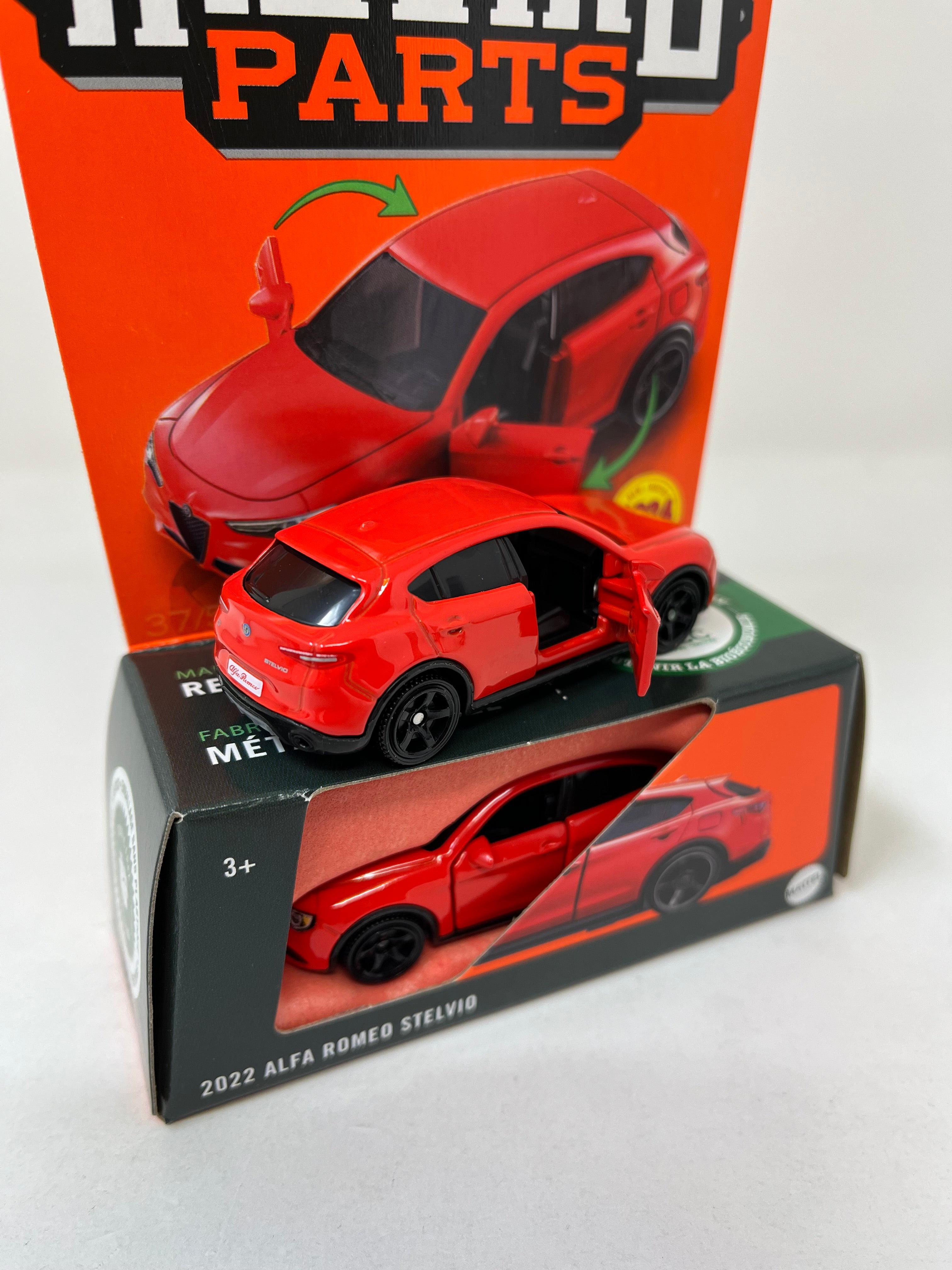 2022 Alfa Romeo Stelvio * Red * 2024 Matchbox Moving Parts Case L、mySite、hgirdovlk