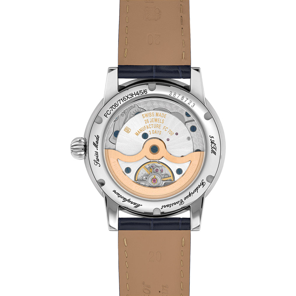 Manufacture Classic Date Automatic 40mm - Silver on Leather Strap、mySite、botmansion