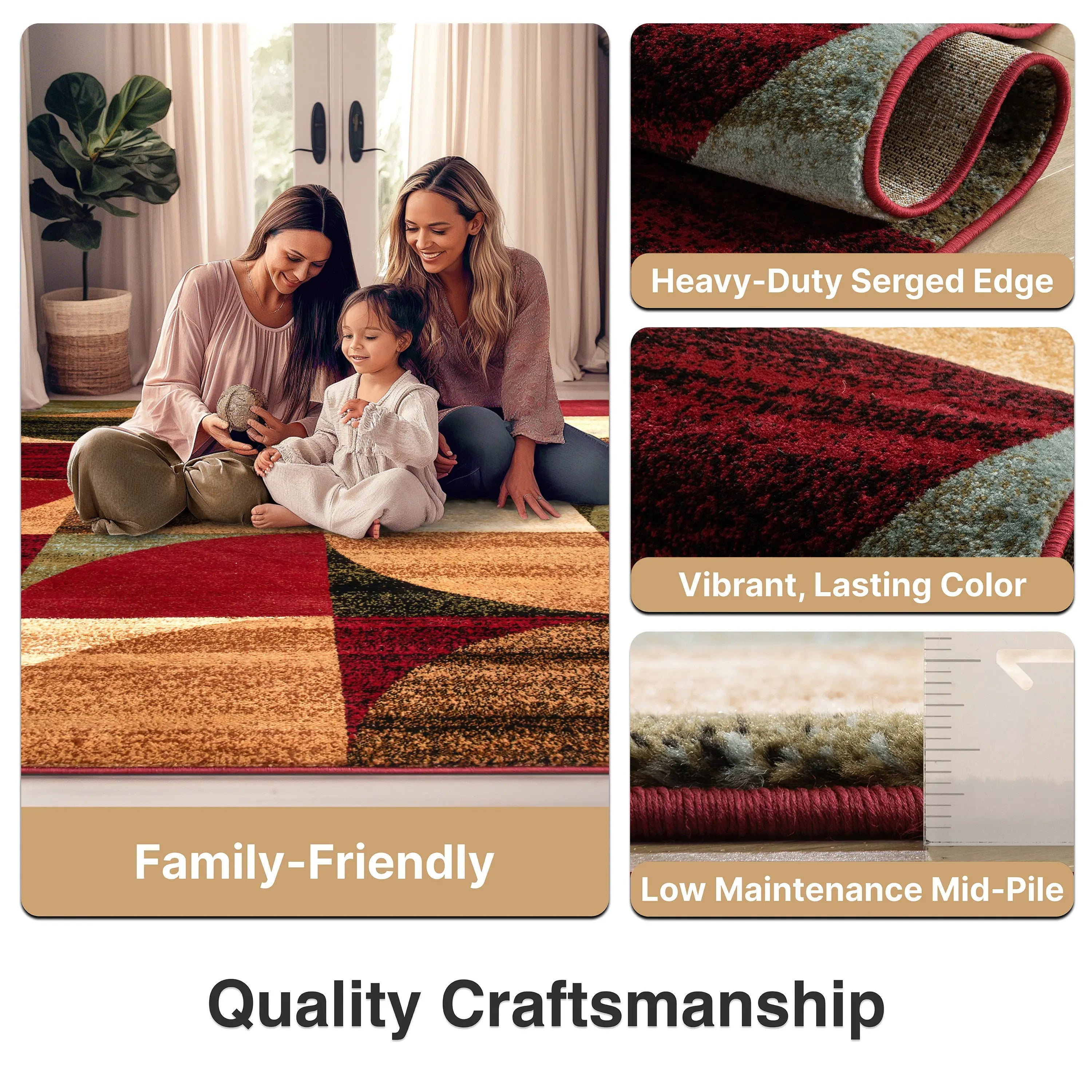 Bowery Art Deco Ivory Modern Rug、mySite、gigharbornorthrealestate