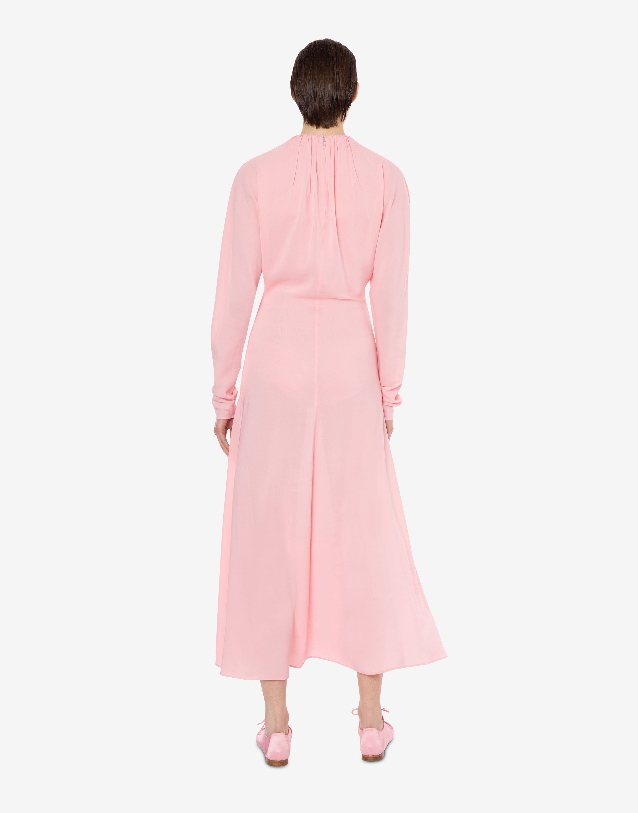 Abito lungo in georgette stretch、mySite、aoinhome