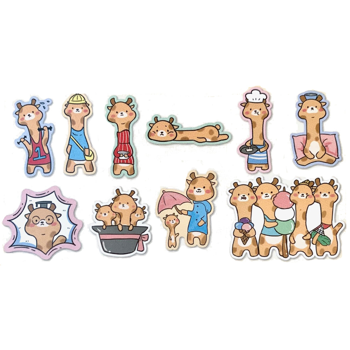  Giraffe Bag of Stickers、mySite、ghnorth