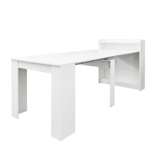 Multifunctional extendable console table、、casual