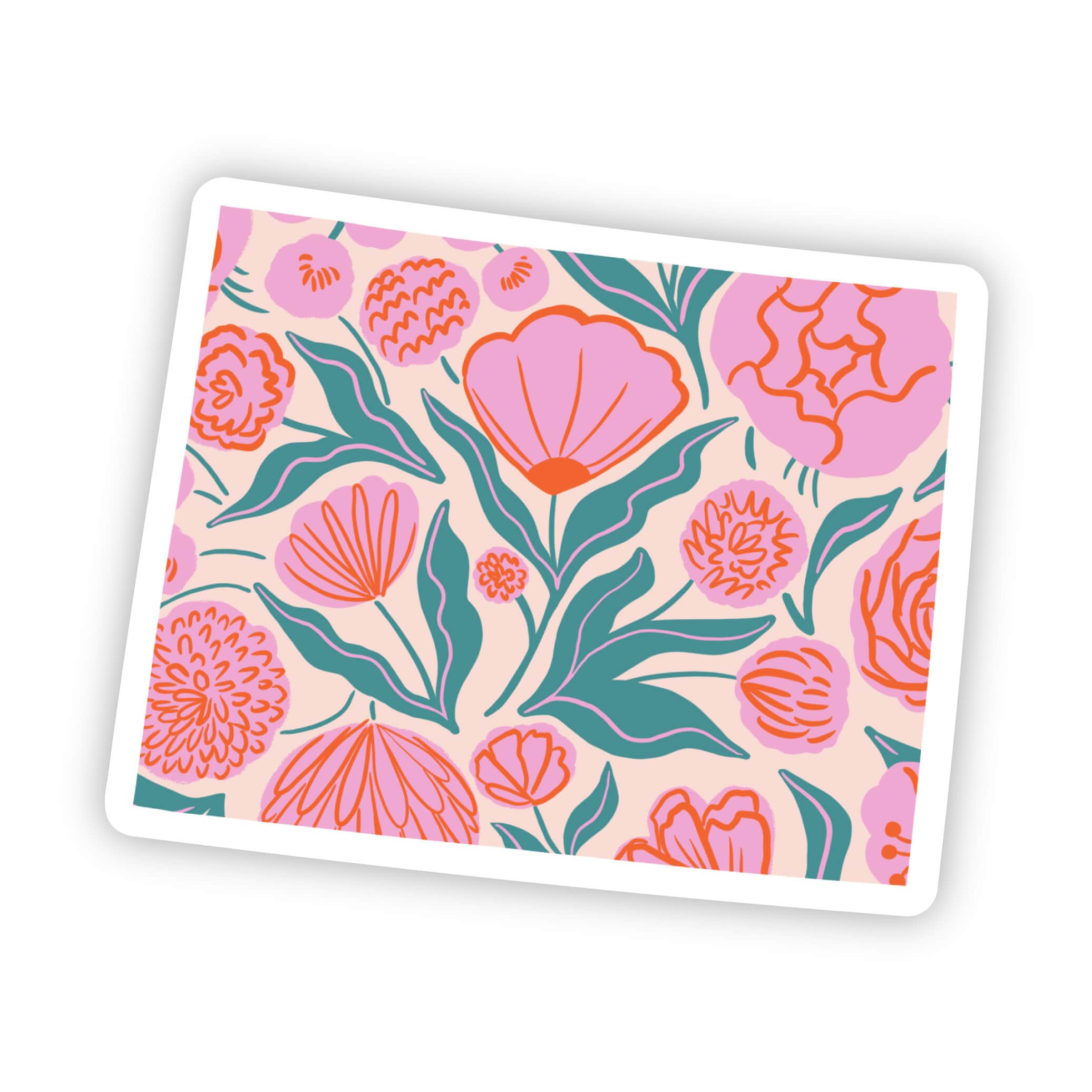  Wyoming Sticker - Elegant Floral、mySite、elrpsem3k