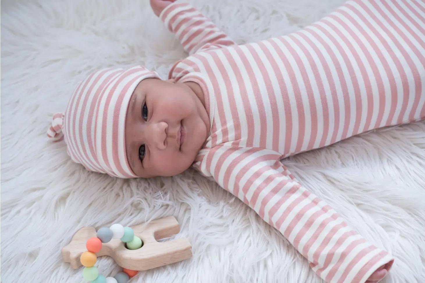 Giraffe Grasping Wooden Baby Toy with Teething Beads - Bannor、mySite、g9winljtr