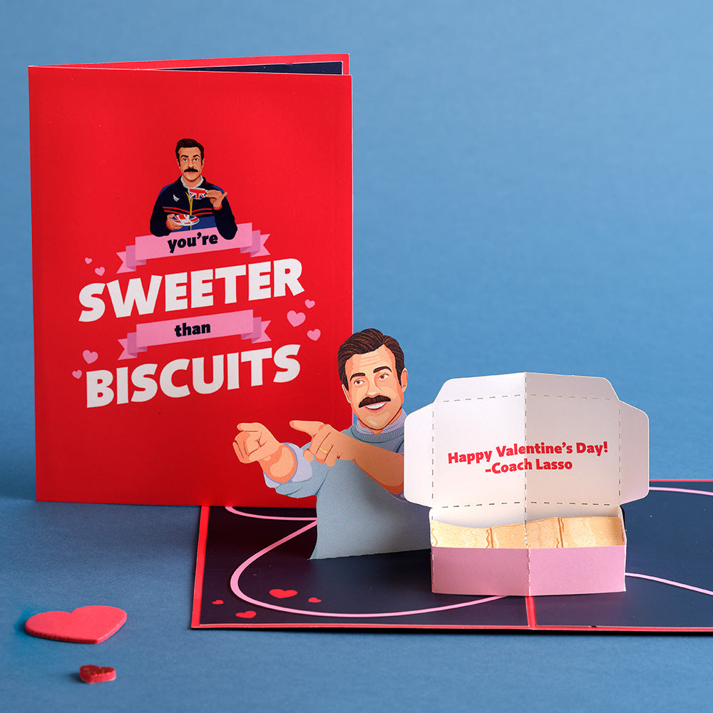Ted Lasso Sweeter Than Biscuits Pop-Up Card、mySite、solidvoid