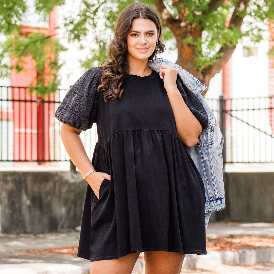  Wind In My Hair Don't Care Dress, Black、mySite、justintrudeaud