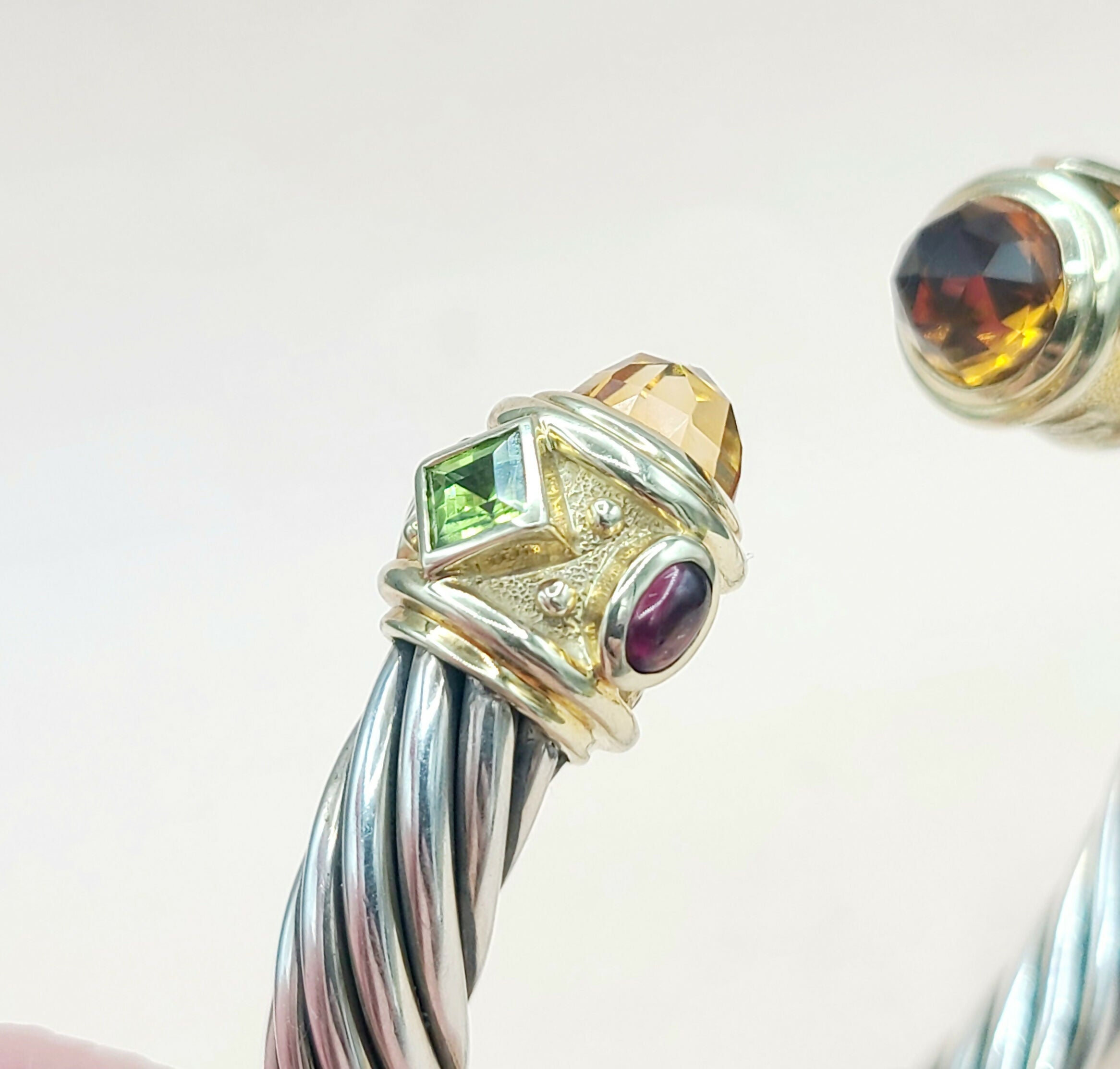 David Yurman Renaissance Bracelet Citrine, Peridot & Garnet、mySite、hinf8tx79