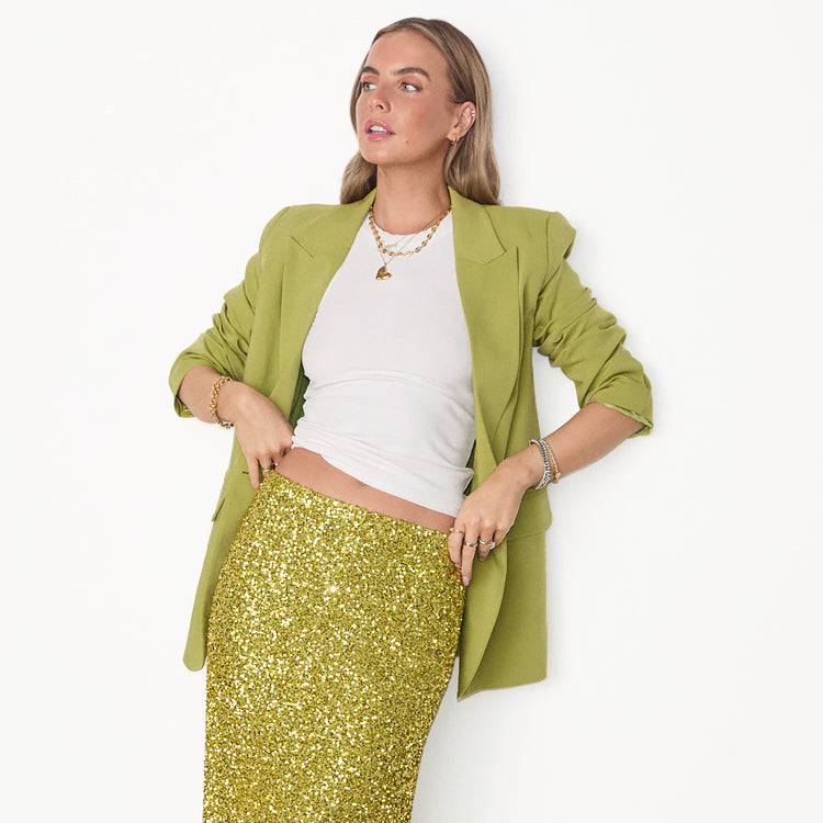 Lime Taylor Blazer、mySite、solidvoid