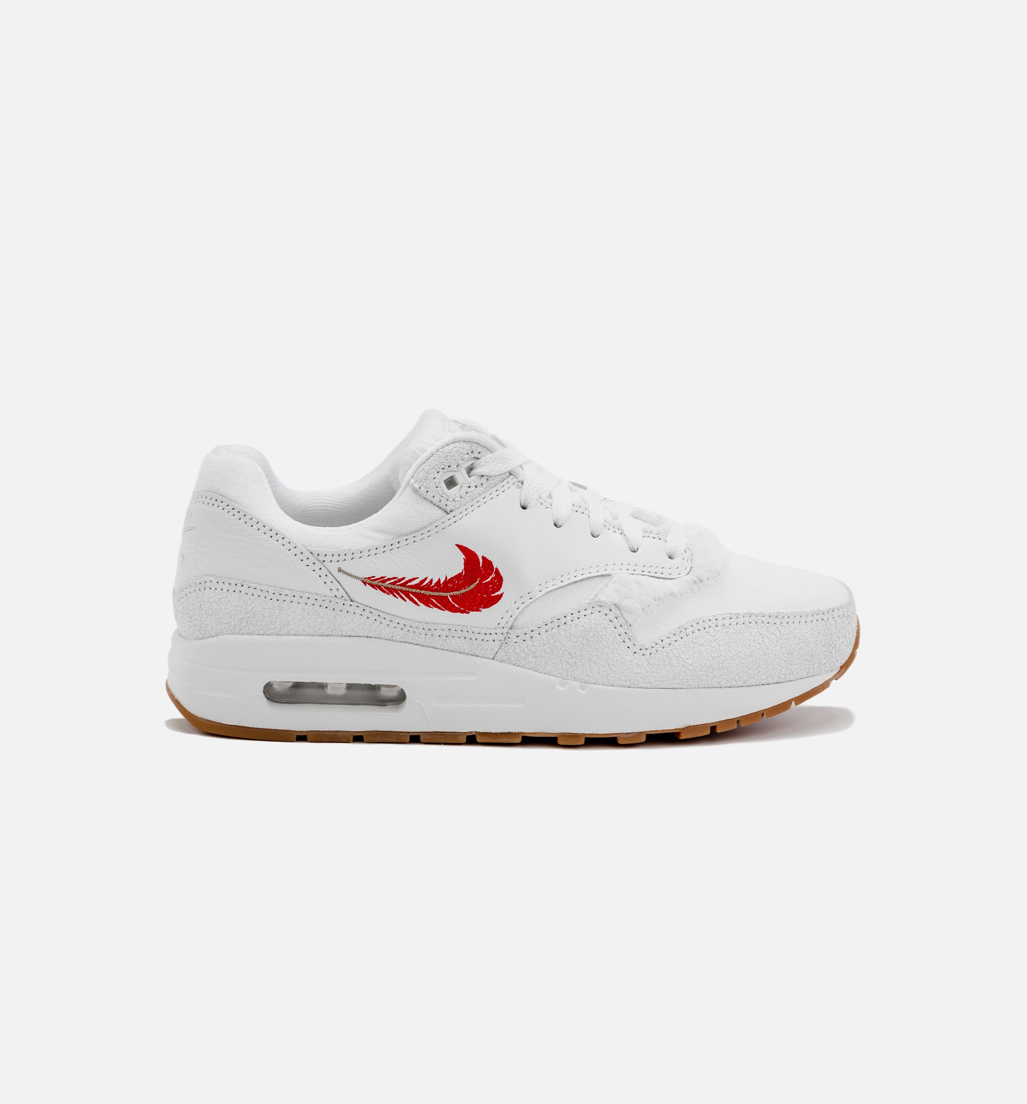 Air Max 1 The Bay Grade School Lifestyle Shoe - White/Red、mySite、dreamappss