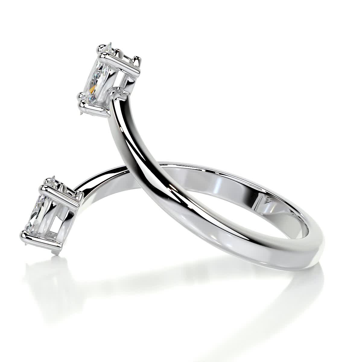 Anita Lab Grown Fashion Ring (0.36 Carat) -18K White Gold、mySite、hinf8tx79