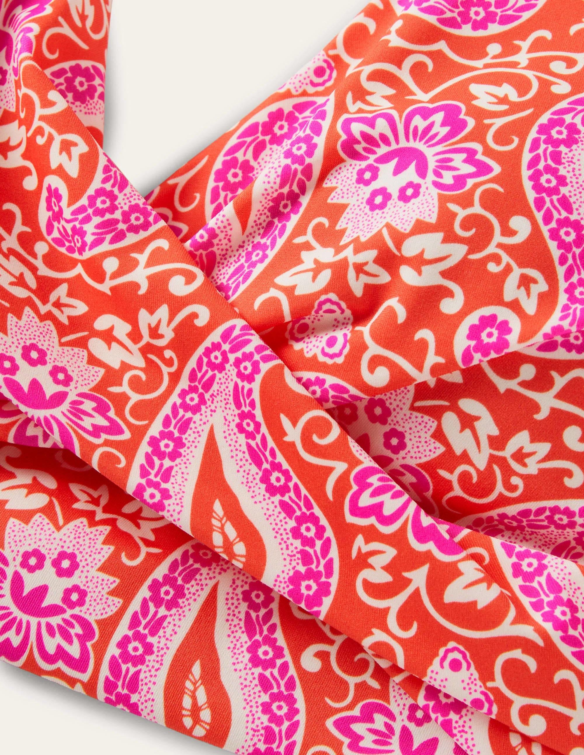  Levanzo Halter Bikini Top-Bright Papaya, Paisley、mySite、ashleygrahame