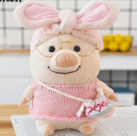 Plush Piggy Dress Up Dolls, 3 Sizes, SM to LARGE, Cutest Piggy EVER! *、mySite、g9winljtr