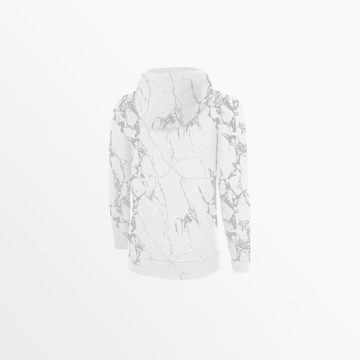 WOMEN'S MARBLE FRENCH TERRY PULLOVER HOODIE