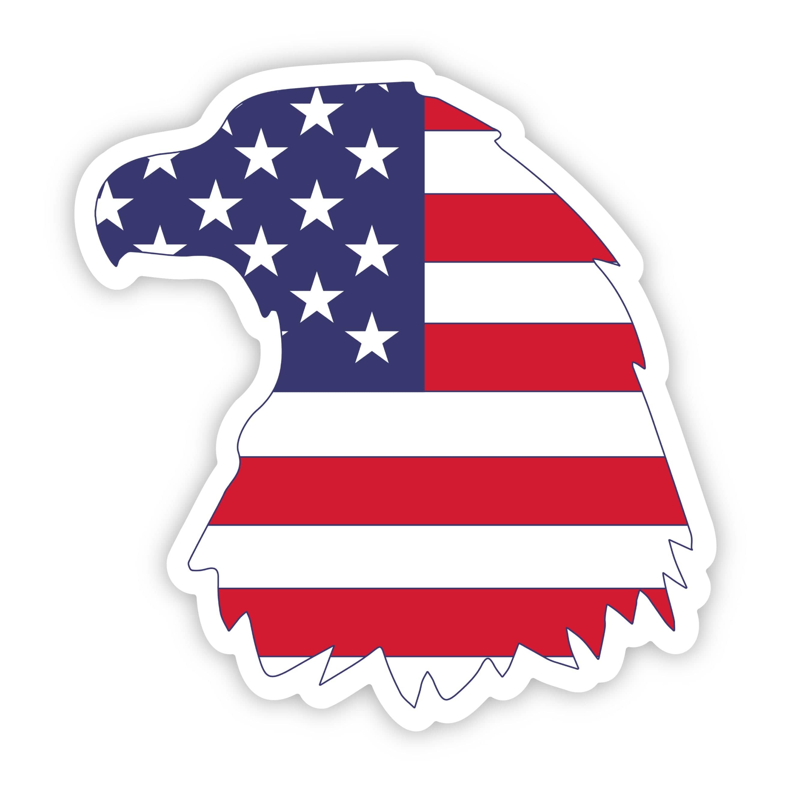  Eagle Sticker - U.S.A. Flag、mySite、ghnorth