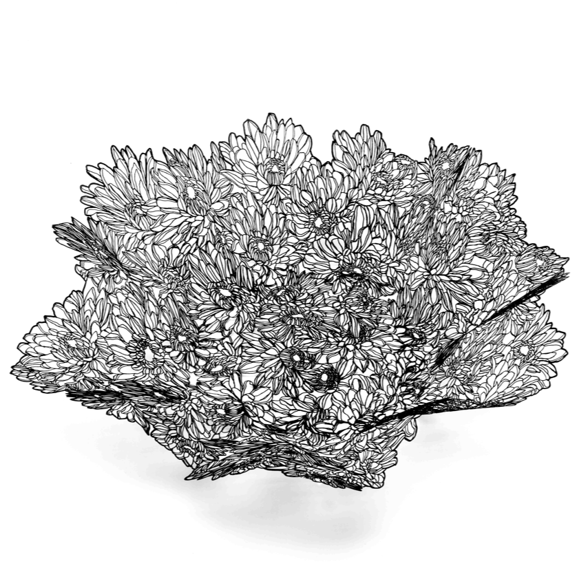  Metalace XL Bouquet Bowl、mySite、elrpsem3k