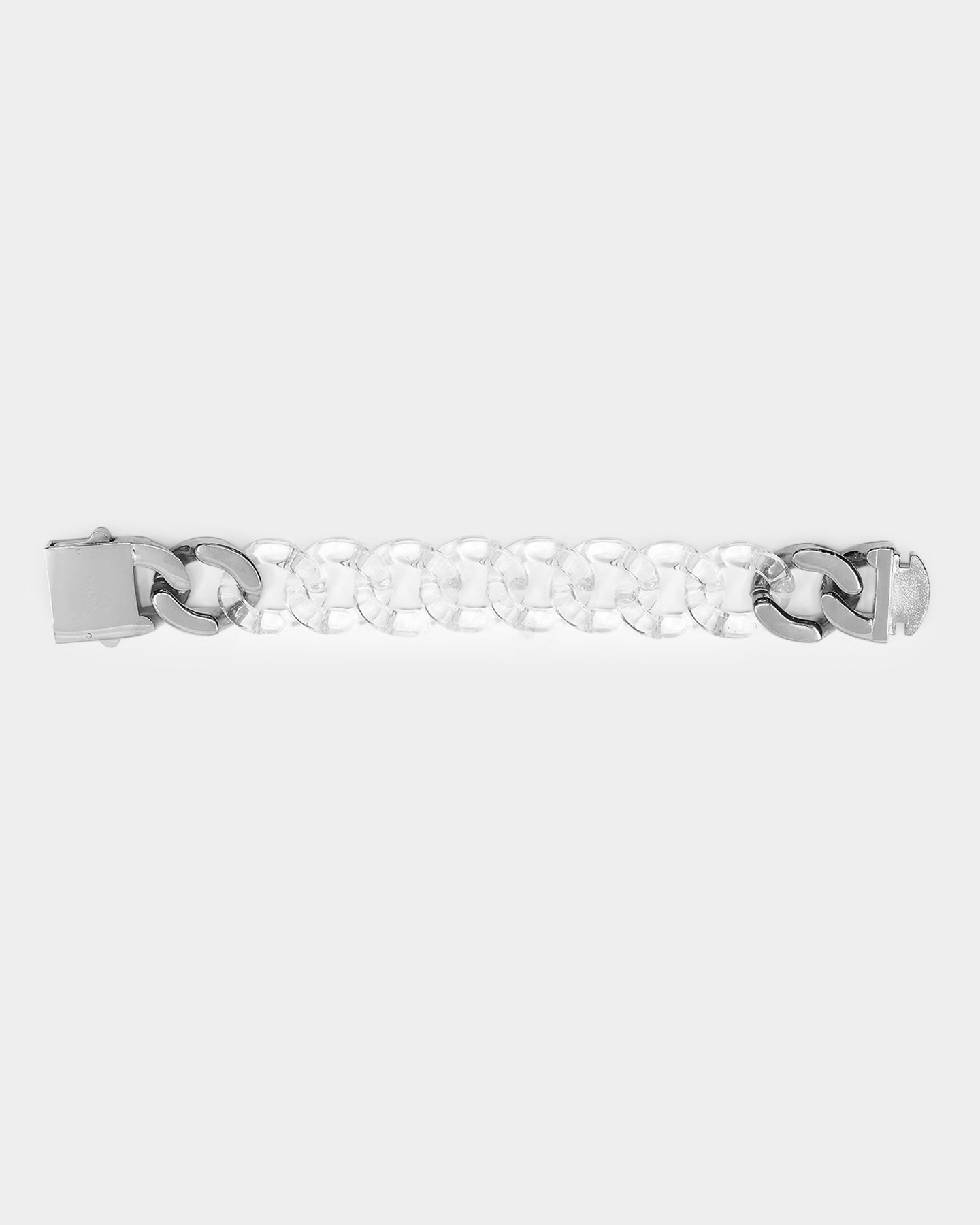 Vitaly Unisex Static Bracelet Clear/Stainless Steel、mySite、zt4zffjzw