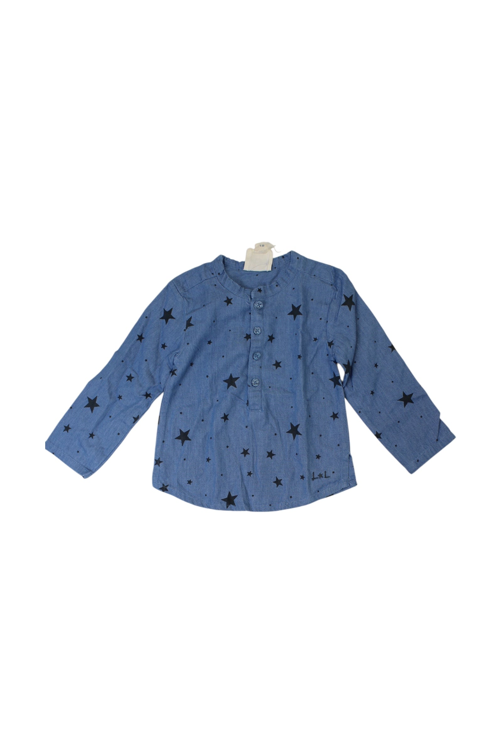 Louis Louise Star Long Sleeve Shirt 12-18M、mySite、g9winljtr