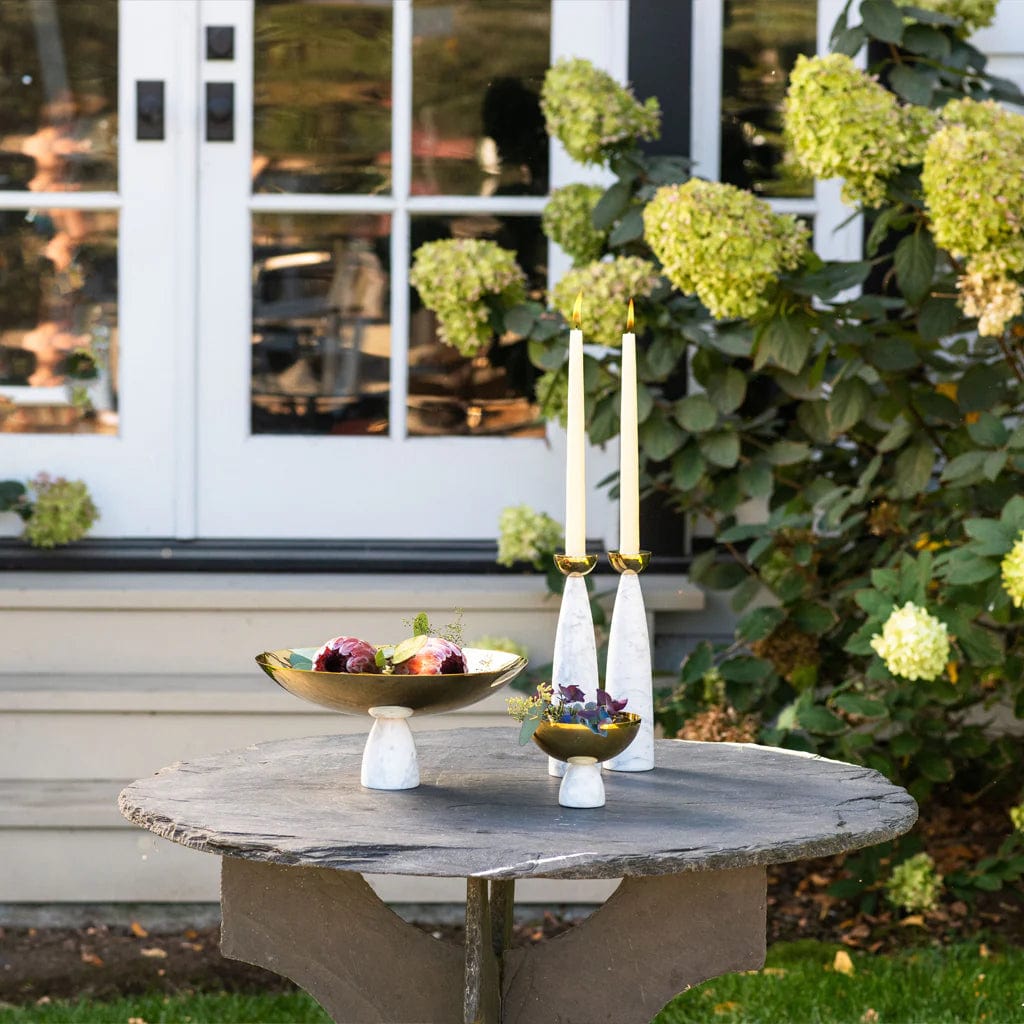 Coluna Marble Candlesticks by Anna New York - Gold、mySite、topwebapps