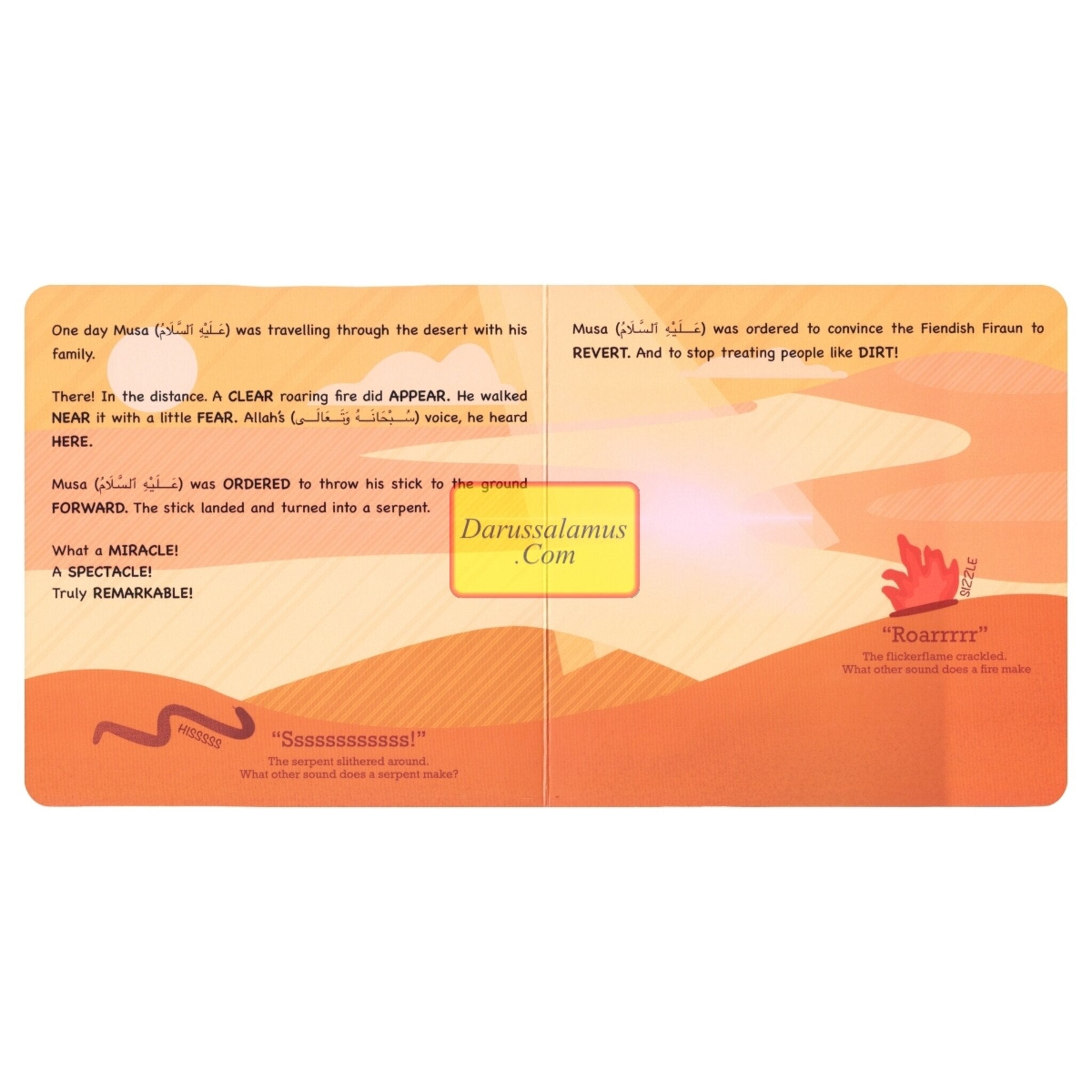 Prophet Musa (AS) Meets the Fiendish Firaun- Life Story Board Book for Children、mySite、topwebapps