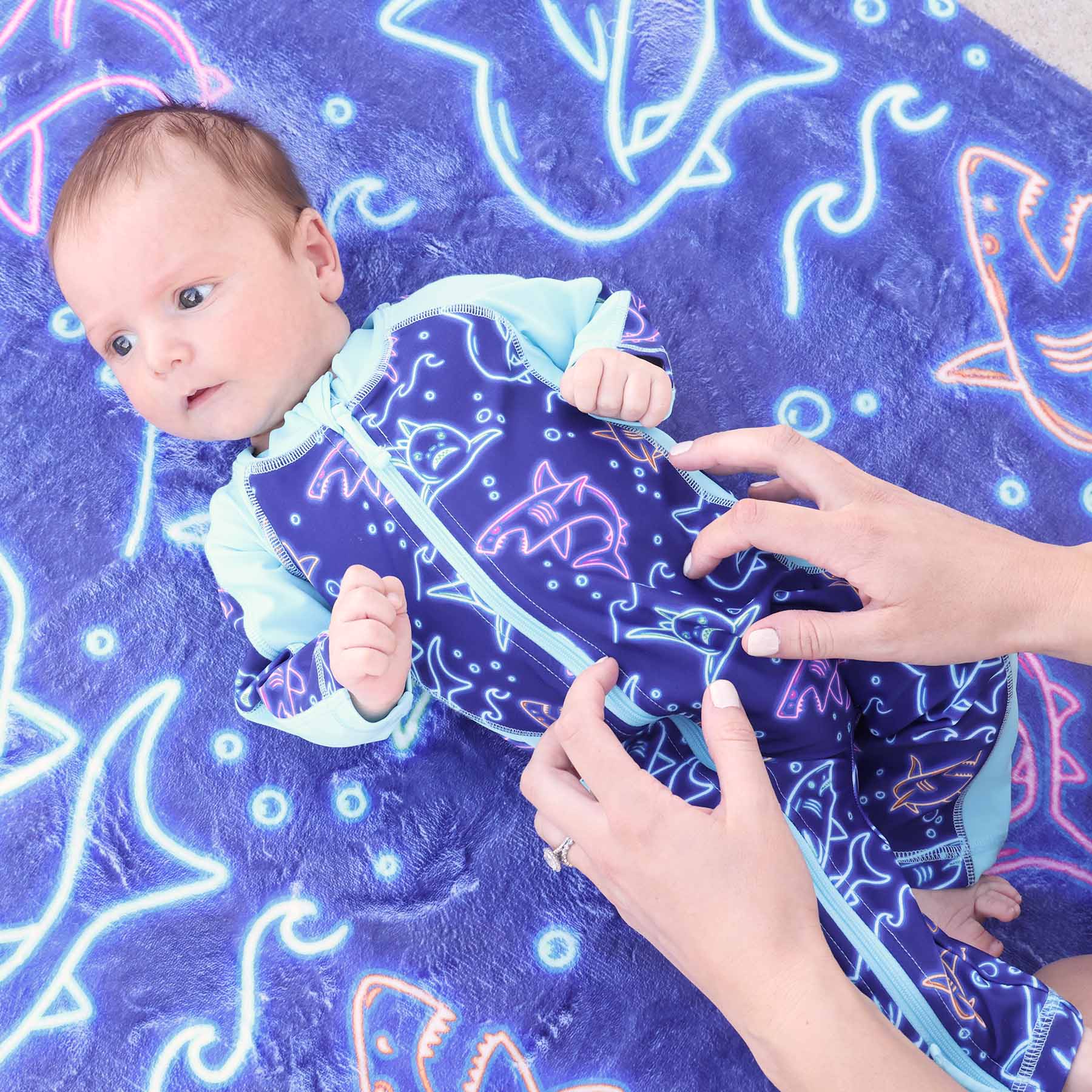  Long Sleeve Rash Guard Swim Romper Full Length | Glow Fins、mySite、layawaytickets