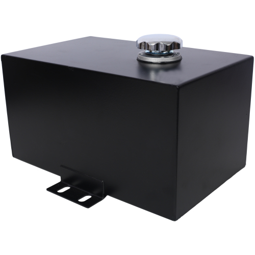 5 Gallon 14 Gauge Steel Hydraulic Fluid Reservoir Tank with Inlet 1-1/2" FNPT and Outlet 3/4" FNPT, Integral Mounting Foot On Each End, Black、、eastwooduniform