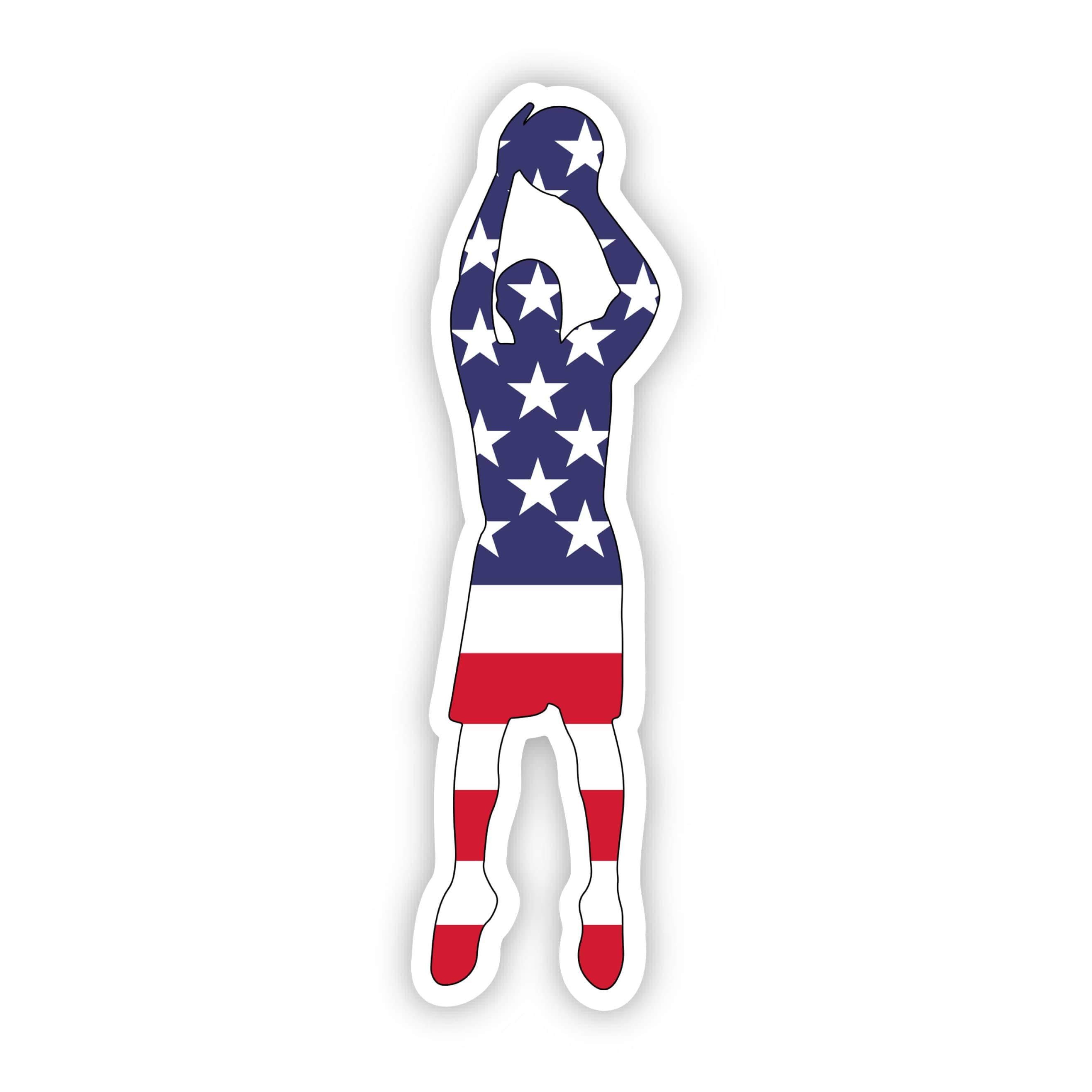  Basketball Player Sticker - 4th of July、mySite、ghnorth