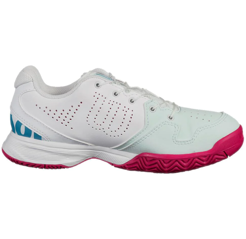 Wilson Kaos QL Junior Tennis Shoe (Smoothing Sea/White)