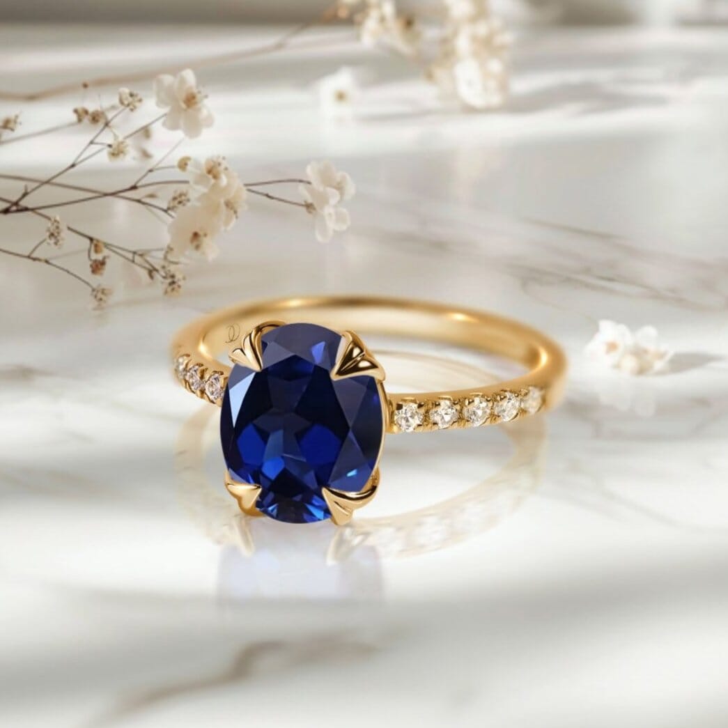 Blue Sapphire Ring - Harlow、mySite、hinf8tx79
