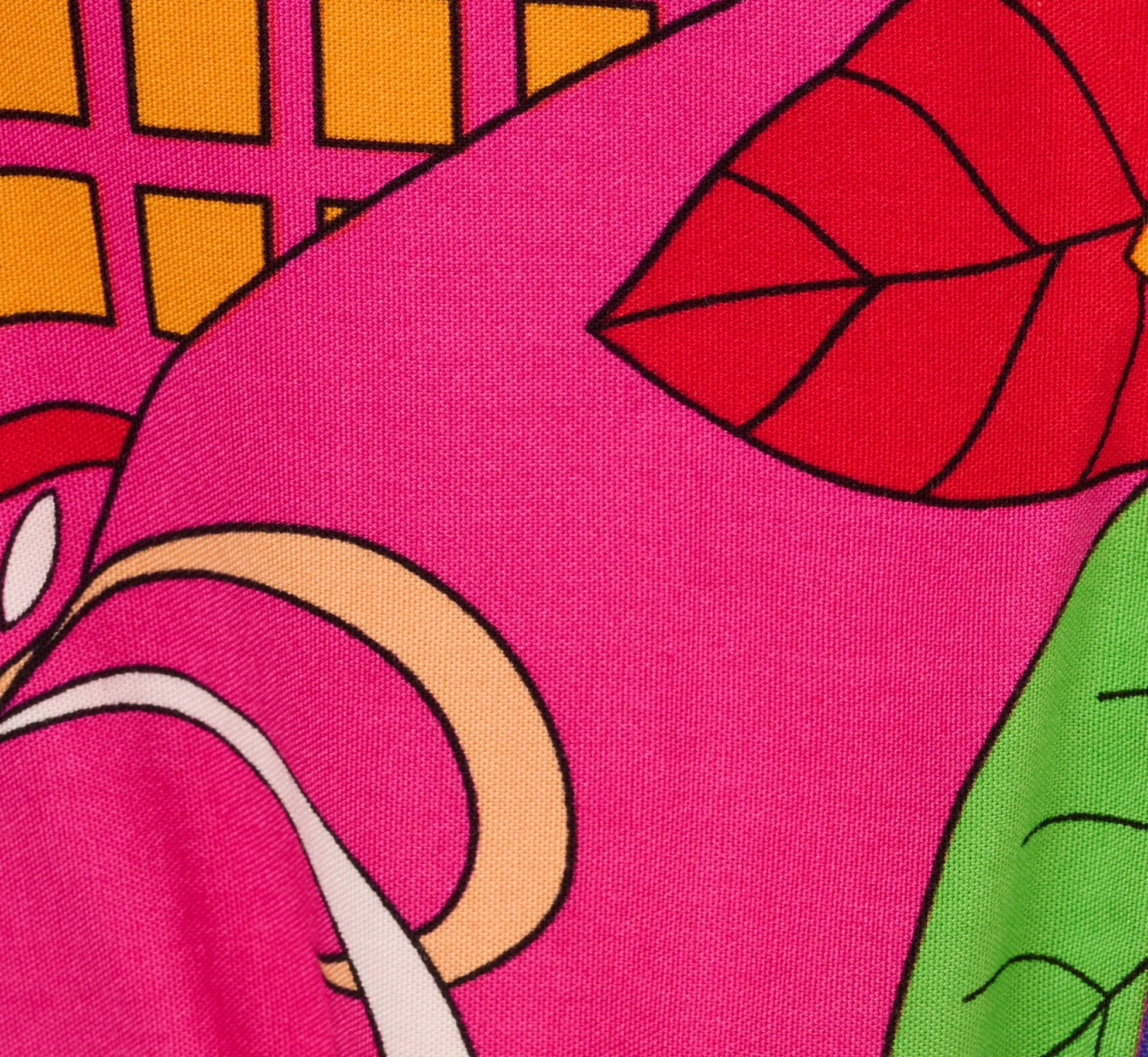 Long Sleeve Retro Printed A Line Dress In Pink Multi、mySite、solidvoid