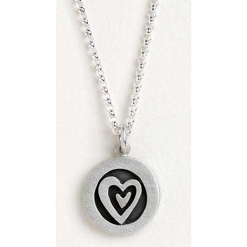 Emily Rosenfeld Sterling Silver Heart Vignette Necklace、mySite、topwebapps