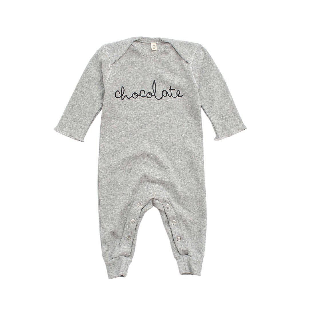  Organic Zoo Chocolate Playsuit - Grey、mySite、merchandisen