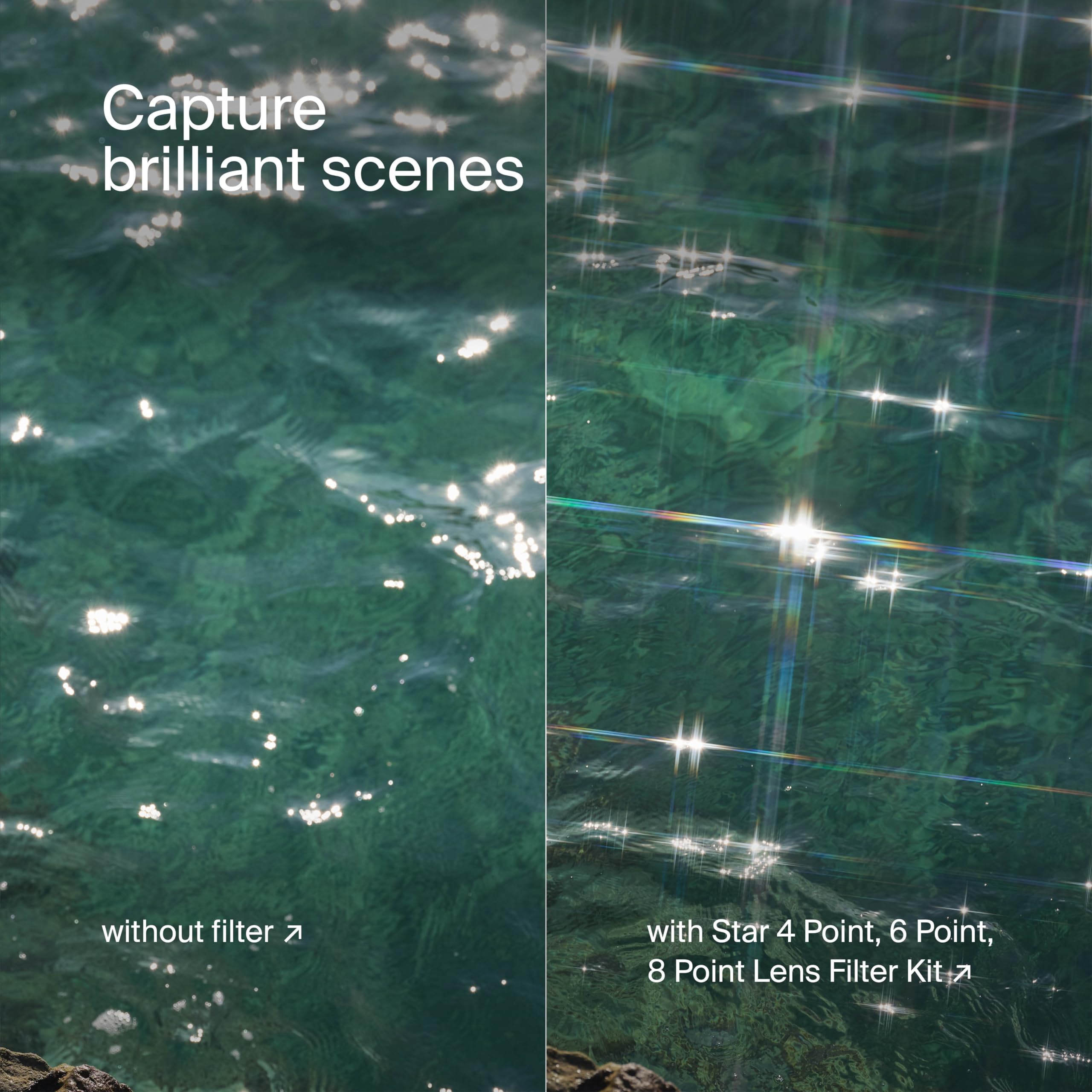 Urth 82mm Star 4 point, 6 point, 8 point Lens Filter Kit、mySite、camillekostekn