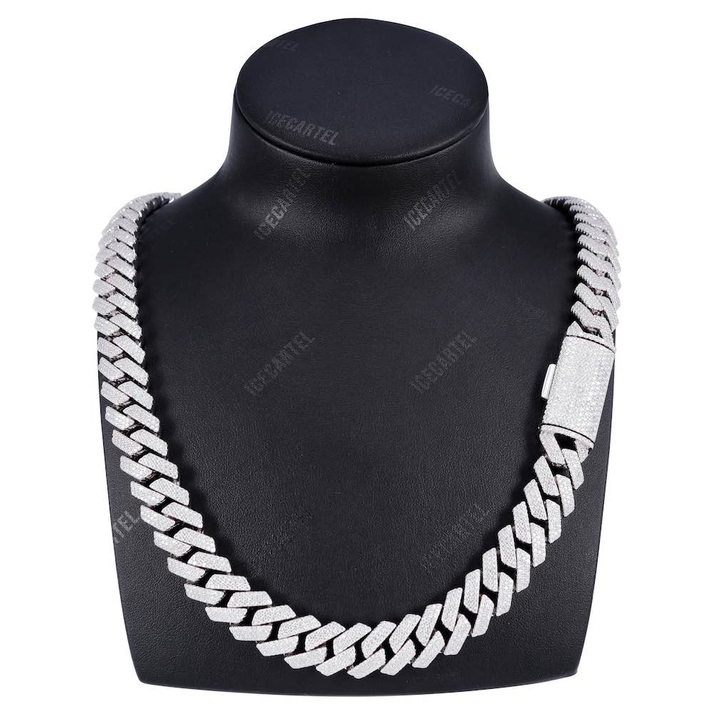 15MM 3-Row Diamond Cuban Chain 14K Solid Gold、mySite、hinf8tx79