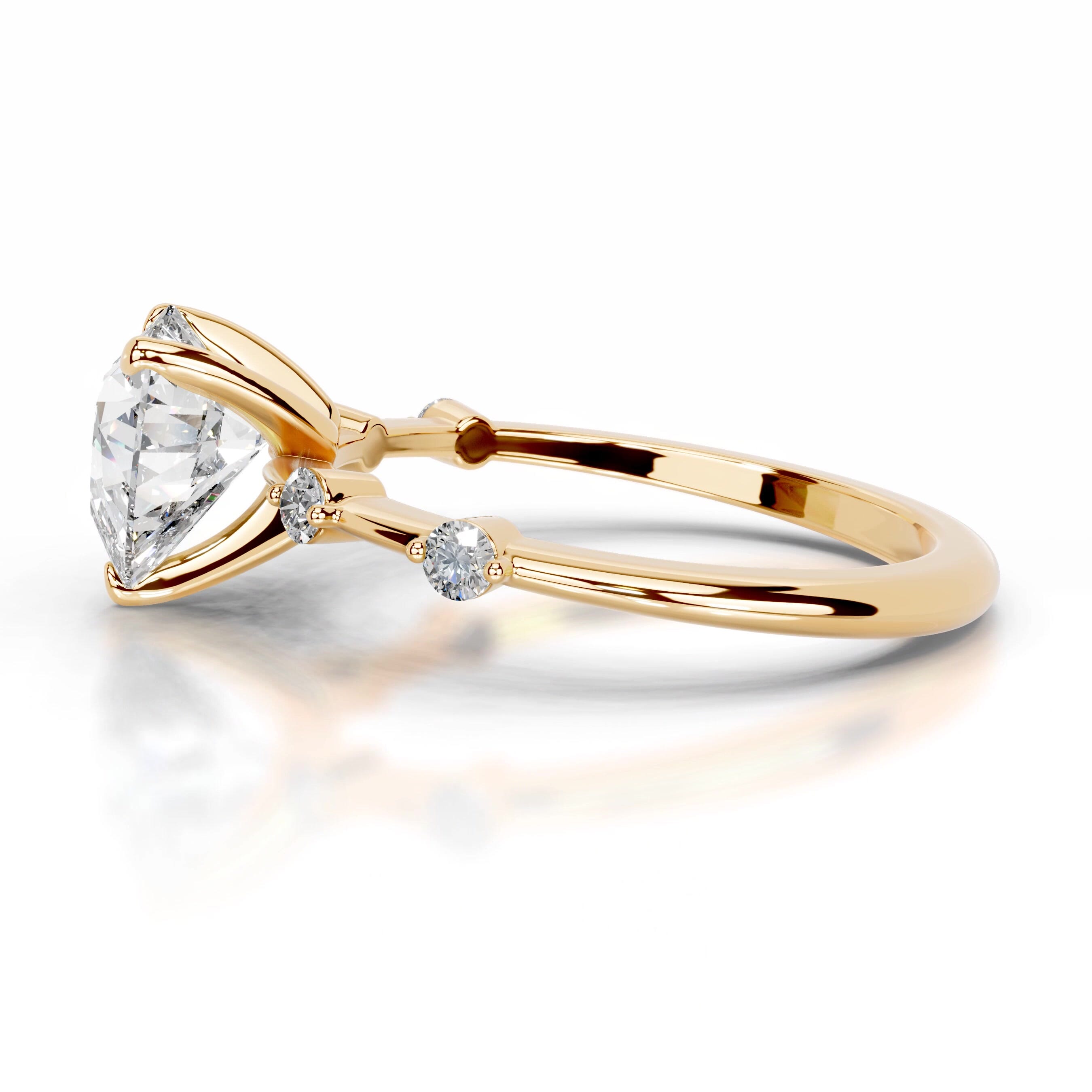 Ninnette Diamond Engagement Ring - 18K Yellow Gold、mySite、hinf8tx79
