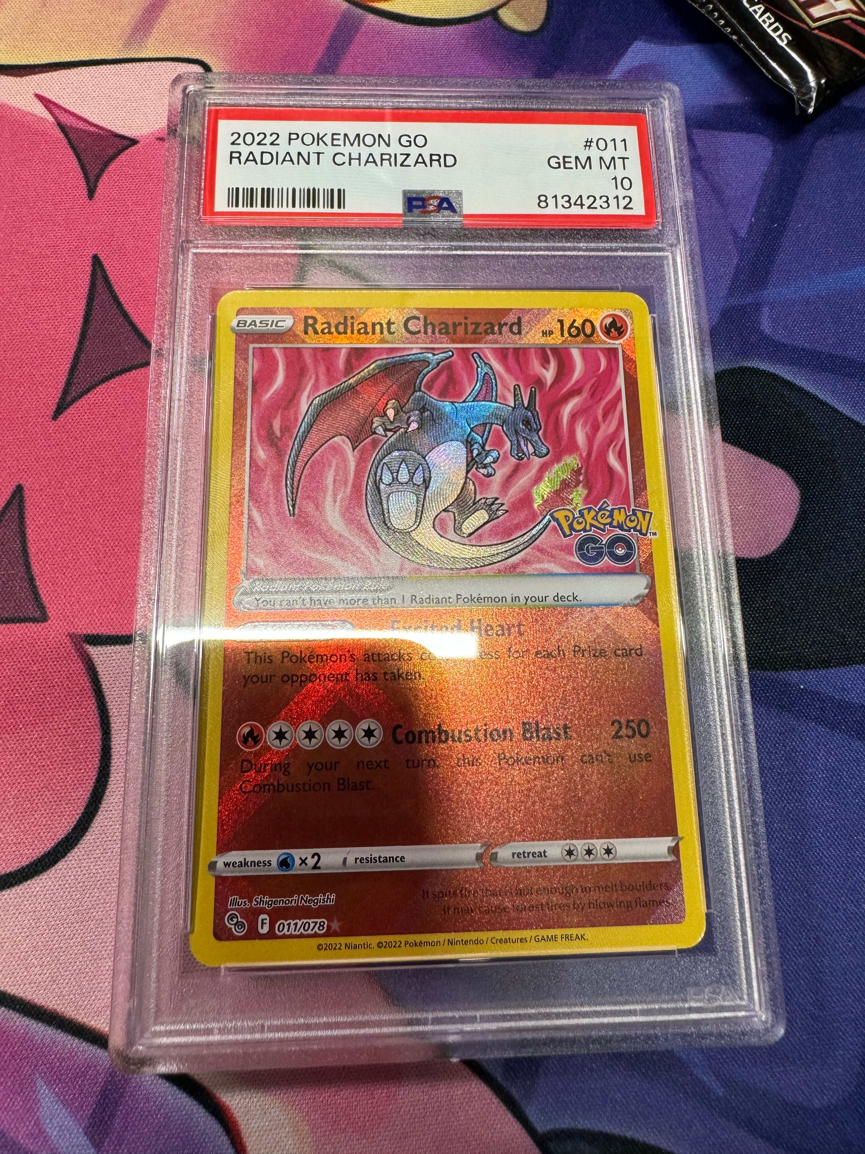Radiant Charizard 011 PSA 10、mySite、waistdrama