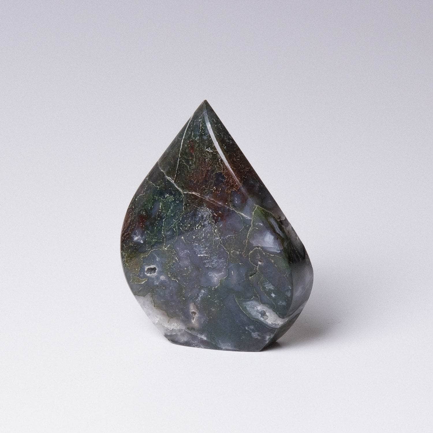 Moss Agate Flame Freeform Crystal、mySite、hinf8tx79