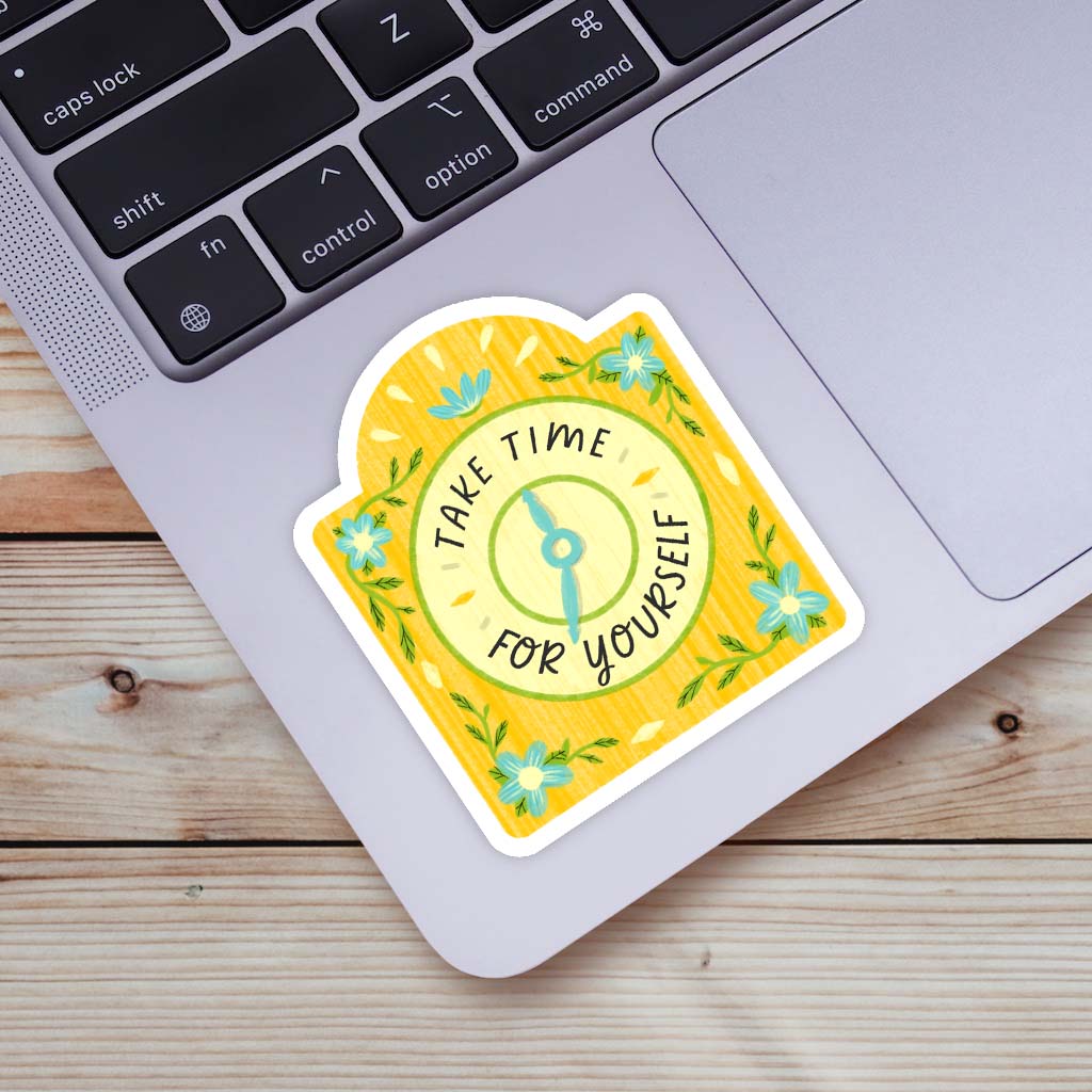  Take Time For Yourself Clock Sticker、mySite、elrpsem3k